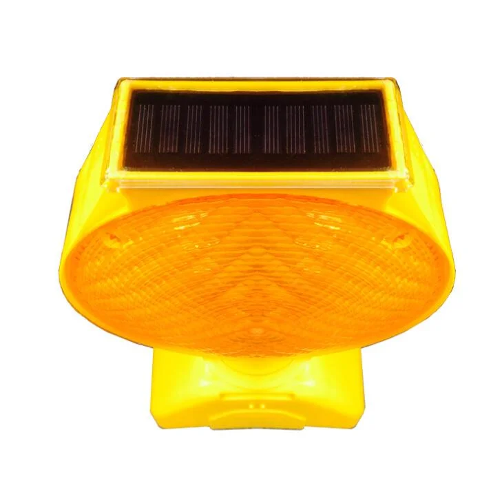 Portable LED Strobe Traffic Warning Solar Barricade Light for Barrier in Construct Work Zone