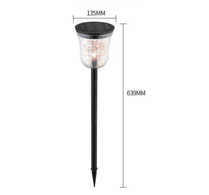 Solar Lights Outdoor Garden, Solar Outdoor Lights 40lm Waterproof Auto on/off Solar Pathway Lights Outdoor Powered Landscape Lighting for Walkway, Yard, Patio,