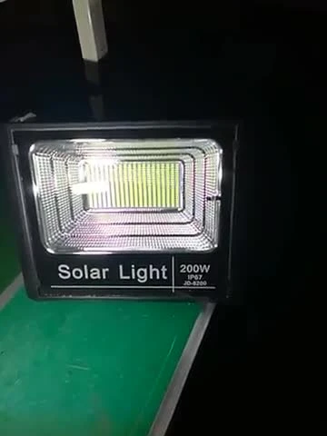 25W 40W 60W 100W 200W 300W IP65 Waterproof Solar Powered Outdoor LED Solar Flood Garden Light