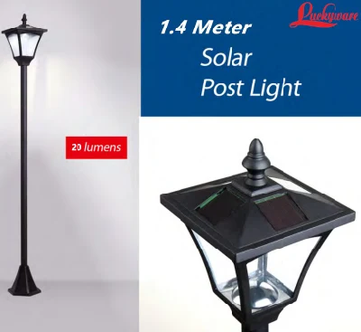 Patented 1.4m Garden Solar Post Light Solar Lamp Post